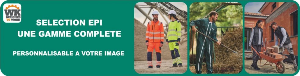 Découvrez notre sélection de vêtements et équipements personnalisés pour entreprises, collectivités et artisans